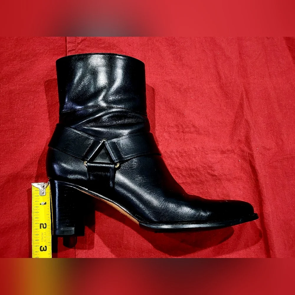 COLE HAAN | Leather Ankle Boots with Nike Air Comfort | Size 6.5 B - Picture 8 of 11